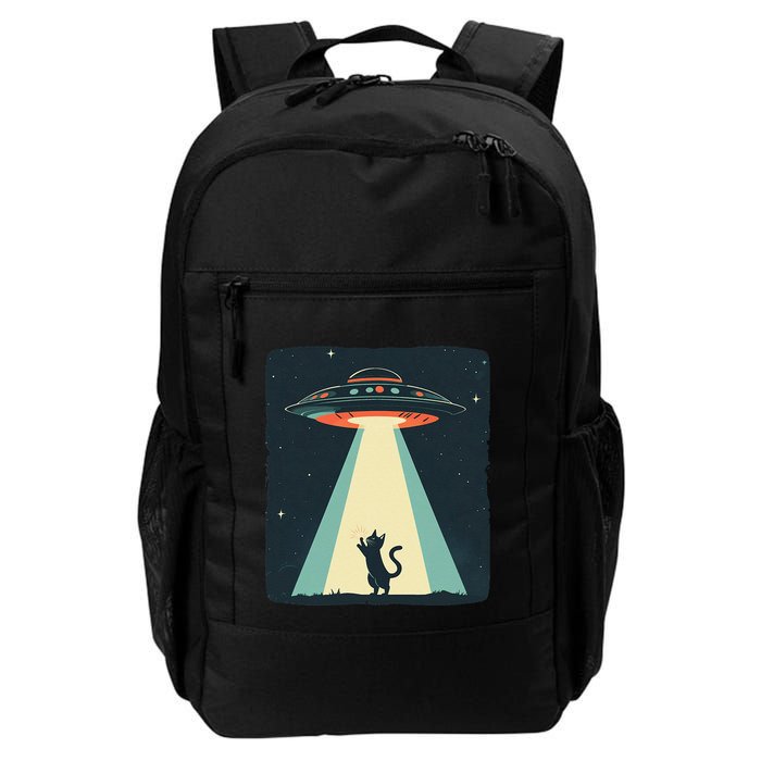 Awesome Ufo Beams A Cat Up For Intergalactic Laughs Daily Commute Backpack
