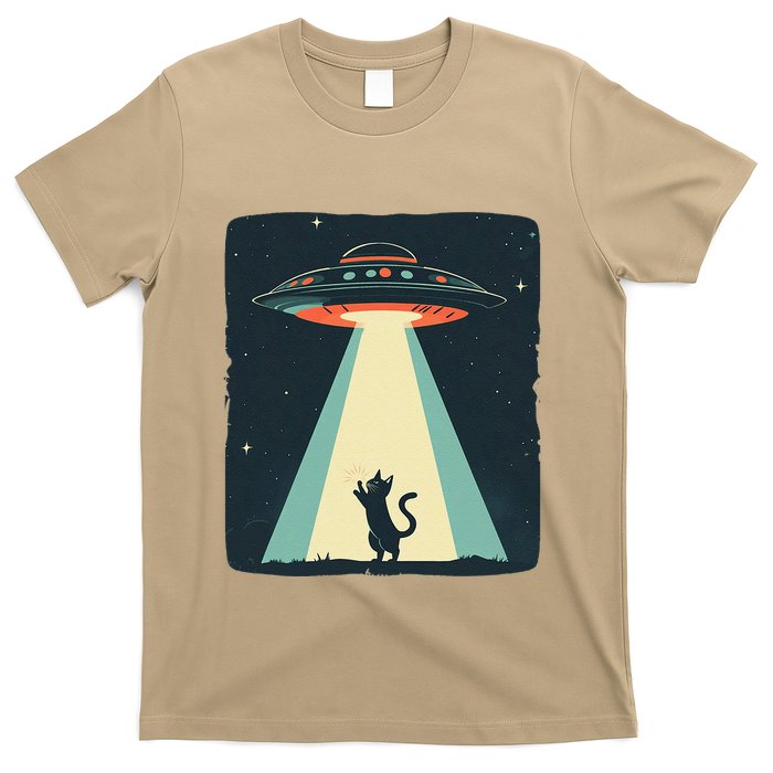 Awesome Ufo Beams A Cat Up For Intergalactic Laughs T-Shirt