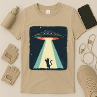 Awesome Ufo Beams A Cat Up For Intergalactic Laughs T-Shirt