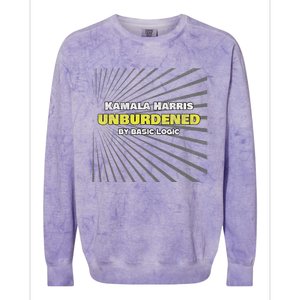 Antikamala Unburdened By Basic Logic Cool Distressed Colorblast Crewneck Sweatshirt