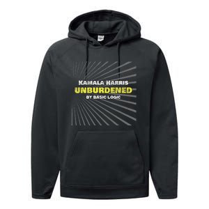 Antikamala Unburdened By Basic Logic Cool Distressed Performance Fleece Hoodie