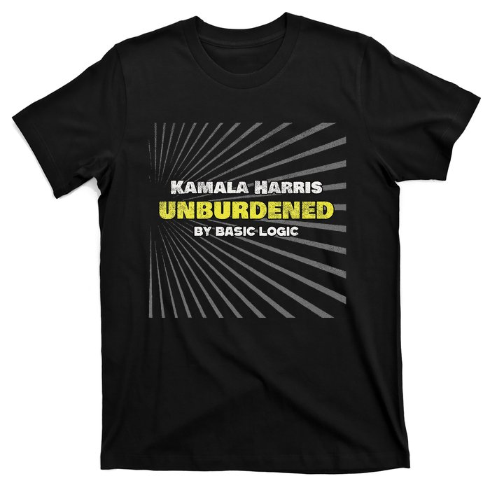 Antikamala Unburdened By Basic Logic Cool Distressed T-Shirt