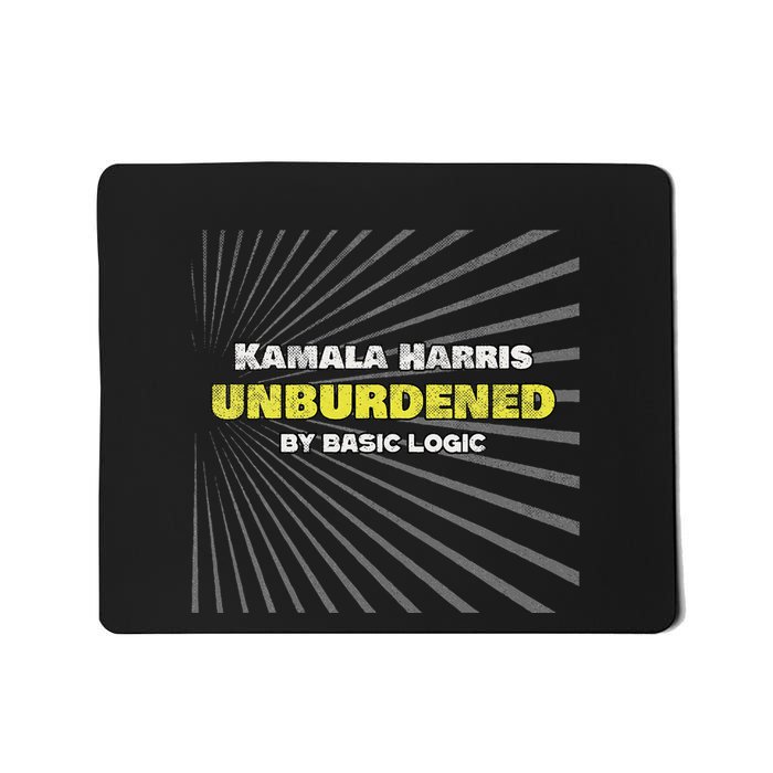 Antikamala Unburdened By Basic Logic Cool Distressed Mousepad