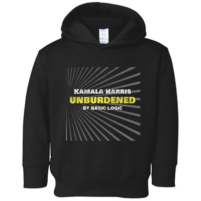 Antikamala Unburdened By Basic Logic Cool Distressed Toddler Hoodie