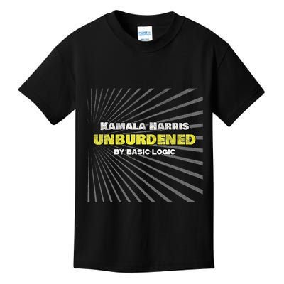 Antikamala Unburdened By Basic Logic Cool Distressed Kids T-Shirt