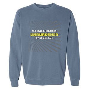 Antikamala Unburdened By Basic Logic Cool Distressed Garment-Dyed Sweatshirt