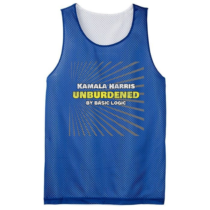 Antikamala Unburdened By Basic Logic Mesh Reversible Basketball Jersey Tank