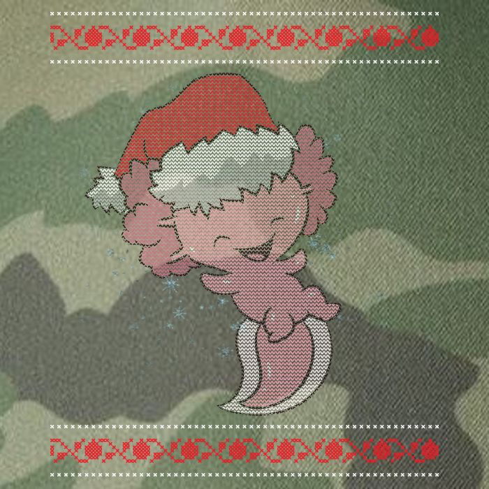 Axolotl Ugly Christmas Sweater Design Legacy Tie Dye Trucker Hat