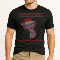 Axolotl Ugly Christmas Sweater Design Performance Shirt