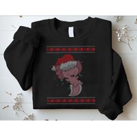 Axolotl Ugly Christmas Sweater Design Sweatshirt