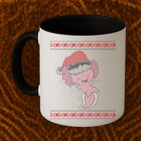 Axolotl Ugly Christmas Sweater Design Mug