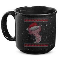 Axolotl Ugly Christmas Sweater Design 15oz Campfire Ceramic Mug