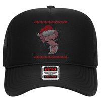 Axolotl Ugly Christmas Sweater Design Hat
