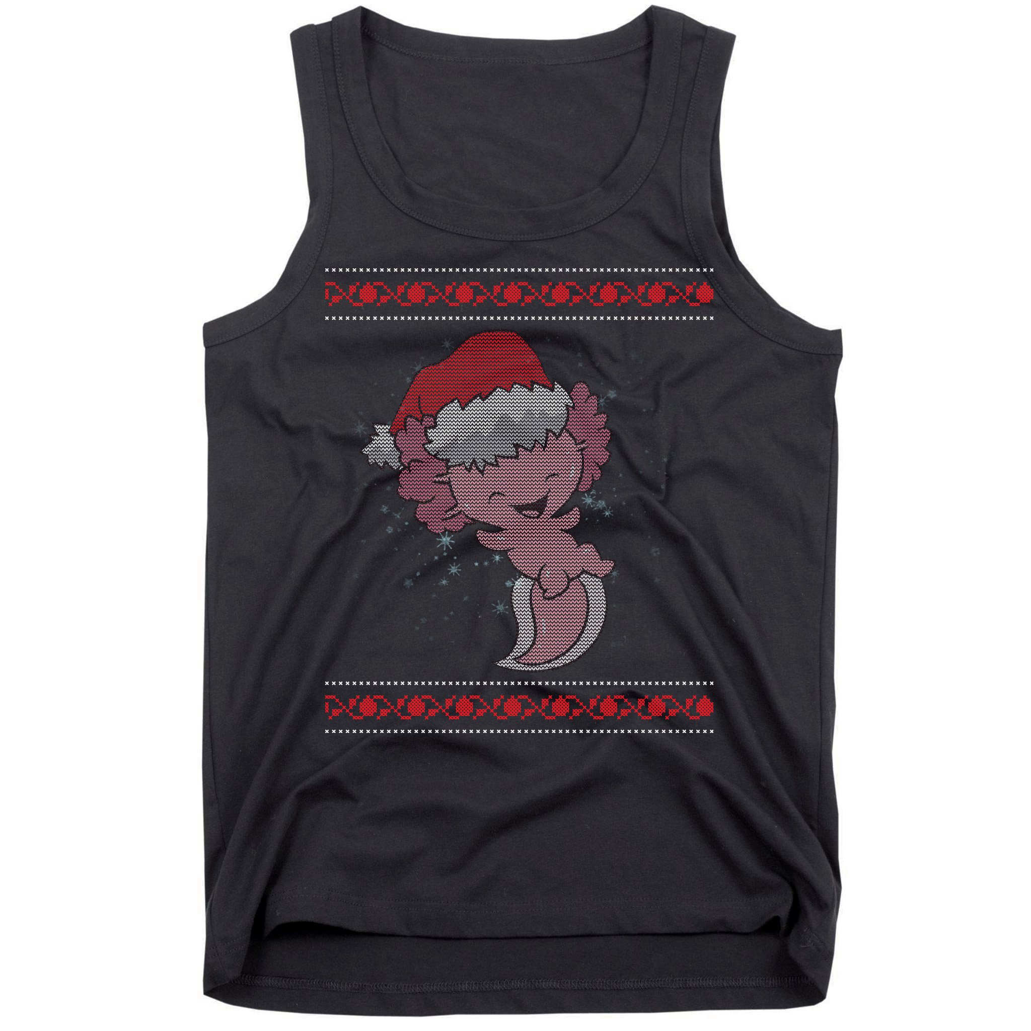 Axolotl Ugly Christmas Sweater Design Tank Top
