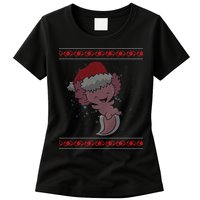 Axolotl Ugly Christmas Sweater Design Womens T-Shirt