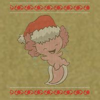 Axolotl Ugly Christmas Sweater Design Garment-Dyed Women's Muscle Tee