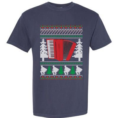 Accordion Ugly Christmas Garment-Dyed Heavyweight T-Shirt