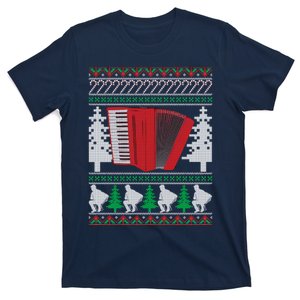 Accordion Ugly Christmas T-Shirt