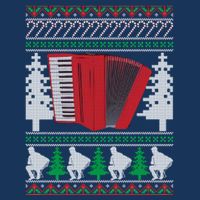 Accordion Ugly Christmas Tall T-Shirt