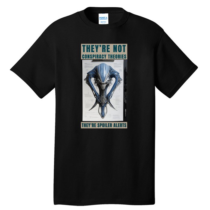 Alien Ufo Conspiracy Theory Disclosure Tall T-Shirt