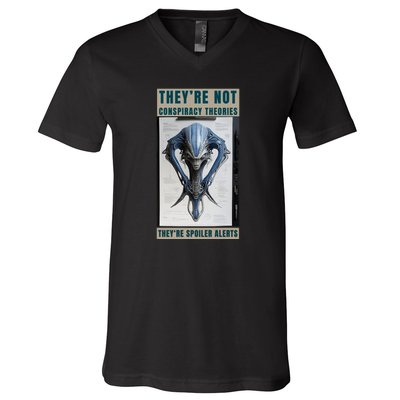 Alien Ufo Conspiracy Theory Disclosure V-Neck T-Shirt