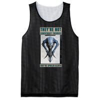 Alien Ufo Conspiracy Theory Disclosure Mesh Reversible Basketball Jersey Tank