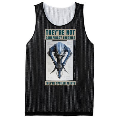 Alien Ufo Conspiracy Theory Disclosure Mesh Reversible Basketball Jersey Tank