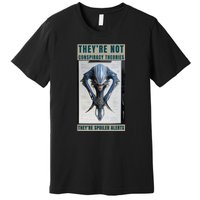 Alien Ufo Conspiracy Theory Disclosure Premium T-Shirt