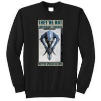 Alien Ufo Conspiracy Theory Disclosure Tall Sweatshirt