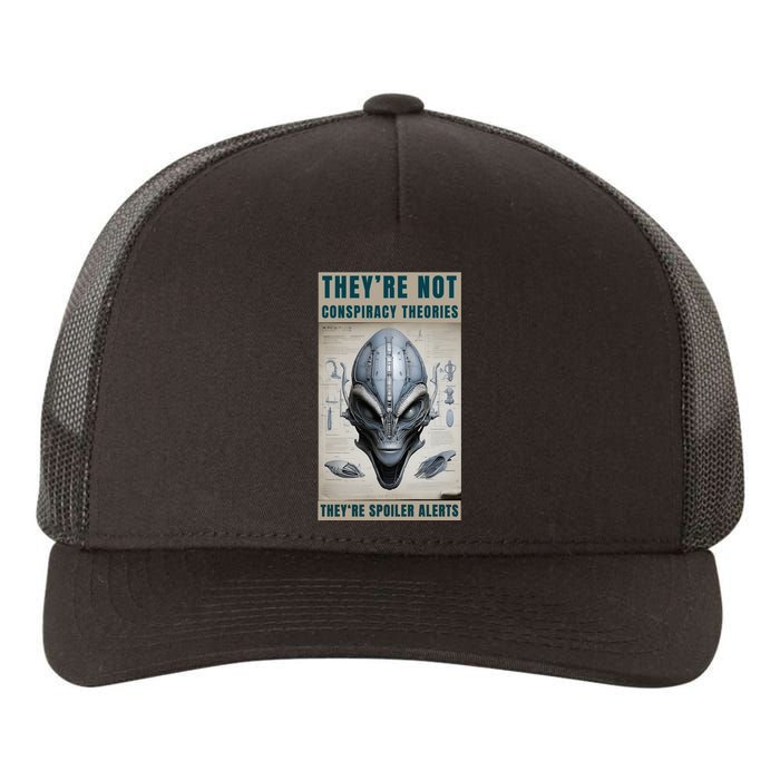 Alien Ufo Conspiracy Theory Disclosure Yupoong Adult 5-Panel Trucker Hat