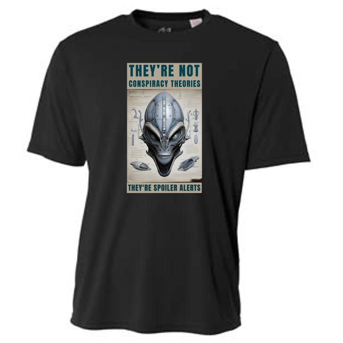 Alien Ufo Conspiracy Theory Disclosure Cooling Performance Crew T-Shirt