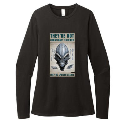 Alien Ufo Conspiracy Theory Disclosure Womens CVC Long Sleeve Shirt