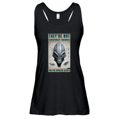 Alien Ufo Conspiracy Theory Disclosure Ladies Essential Flowy Tank