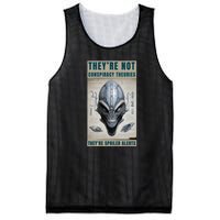 Alien Ufo Conspiracy Theory Disclosure Mesh Reversible Basketball Jersey Tank