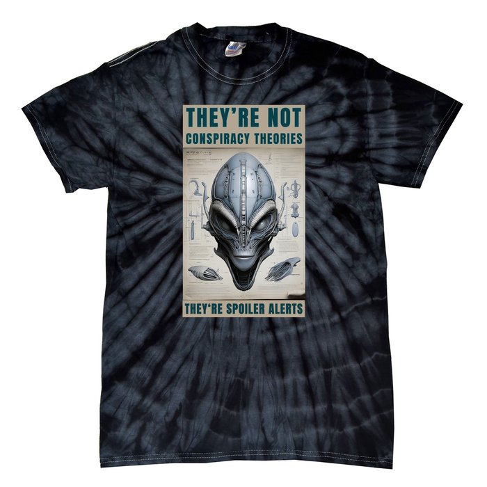 Alien Ufo Conspiracy Theory Disclosure Tie-Dye T-Shirt