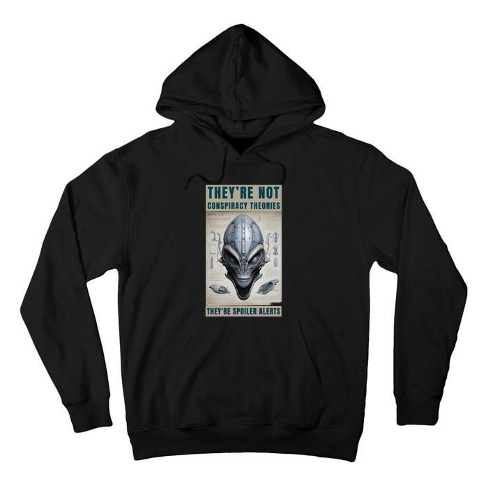 Alien Ufo Conspiracy Theory Disclosure Tall Hoodie