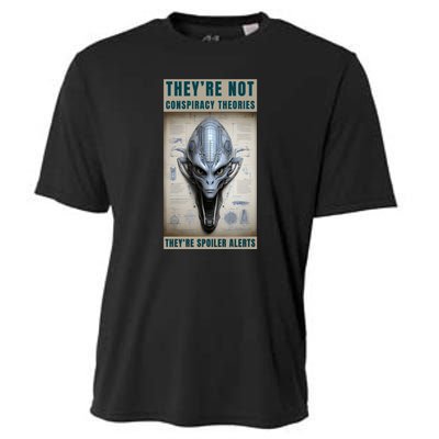 Alien Ufo Conspiracy Theory Disclosure Cooling Performance Crew T-Shirt