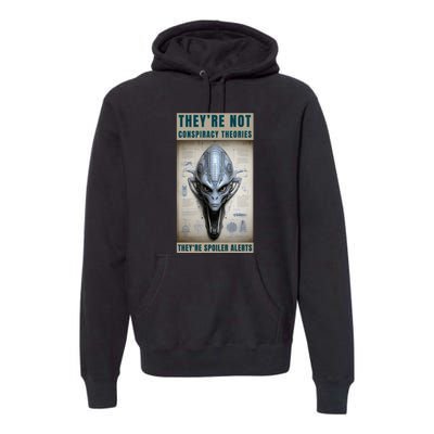 Alien Ufo Conspiracy Theory Disclosure Premium Hoodie