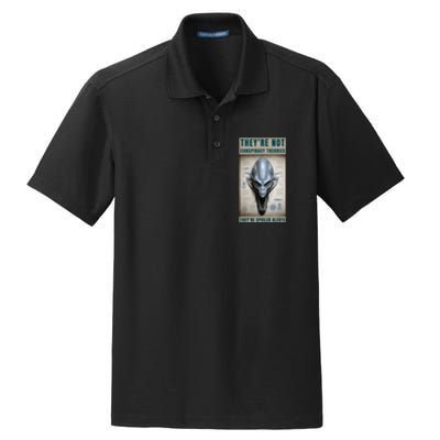 Alien Ufo Conspiracy Theory Disclosure Dry Zone Grid Polo