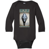 Alien Ufo Conspiracy Theory Disclosure Baby Long Sleeve Bodysuit