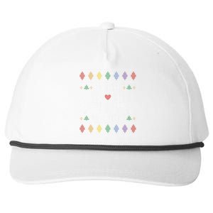 Adult Ugly Christmas Sweater Oh Deer IM Queer Funny Lgbtq Gift Snapback Five-Panel Rope Hat