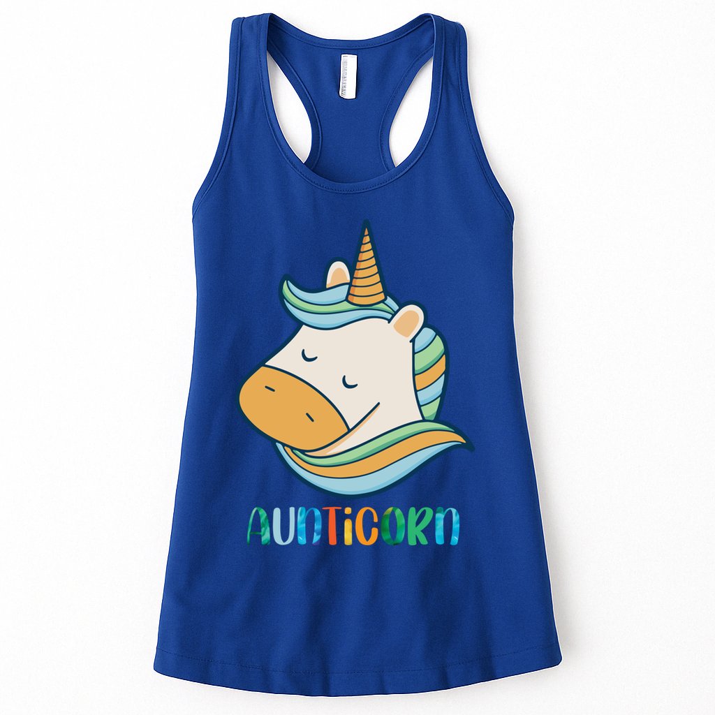 Aunticorn Unicorn Cute Aunt From Niece Cool Gift Womens Tank Top