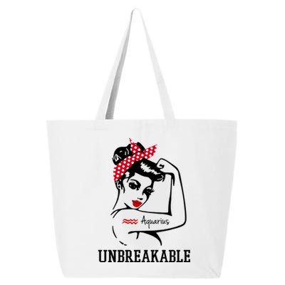 Aquarius Unbreakable Cute Gift Perfect Strong Gift Meaningful Gift 25L Jumbo Tote