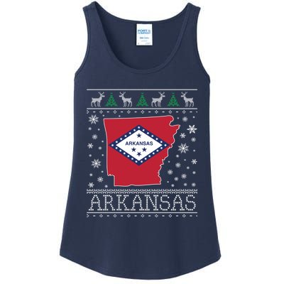 Arkansas Ugly Christmas Sweater CM Ladies Essential Tank