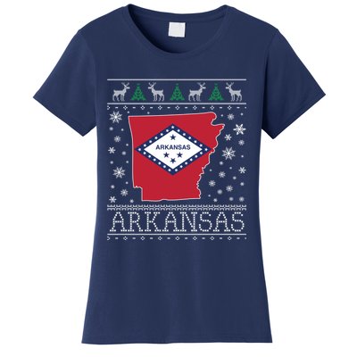 Arkansas Ugly Christmas Sweater CM Women's T-Shirt