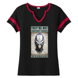 Alien Ufo Conspiracy Theory Disclosure Ladies Halftime Notch Neck Tee