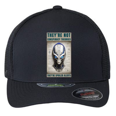 Alien Ufo Conspiracy Theory Disclosure Flexfit Unipanel Trucker Cap