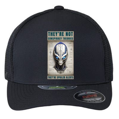 Alien Ufo Conspiracy Theory Disclosure Flexfit Unipanel Trucker Cap