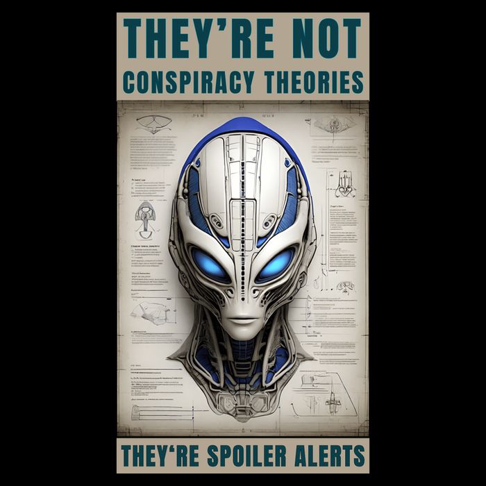 Alien Ufo Conspiracy Theory Disclosure Cropped Pullover Crew