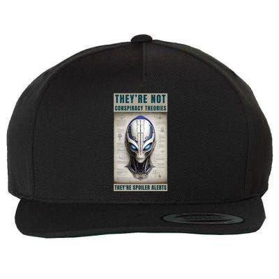 Alien Ufo Conspiracy Theory Disclosure Wool Snapback Cap